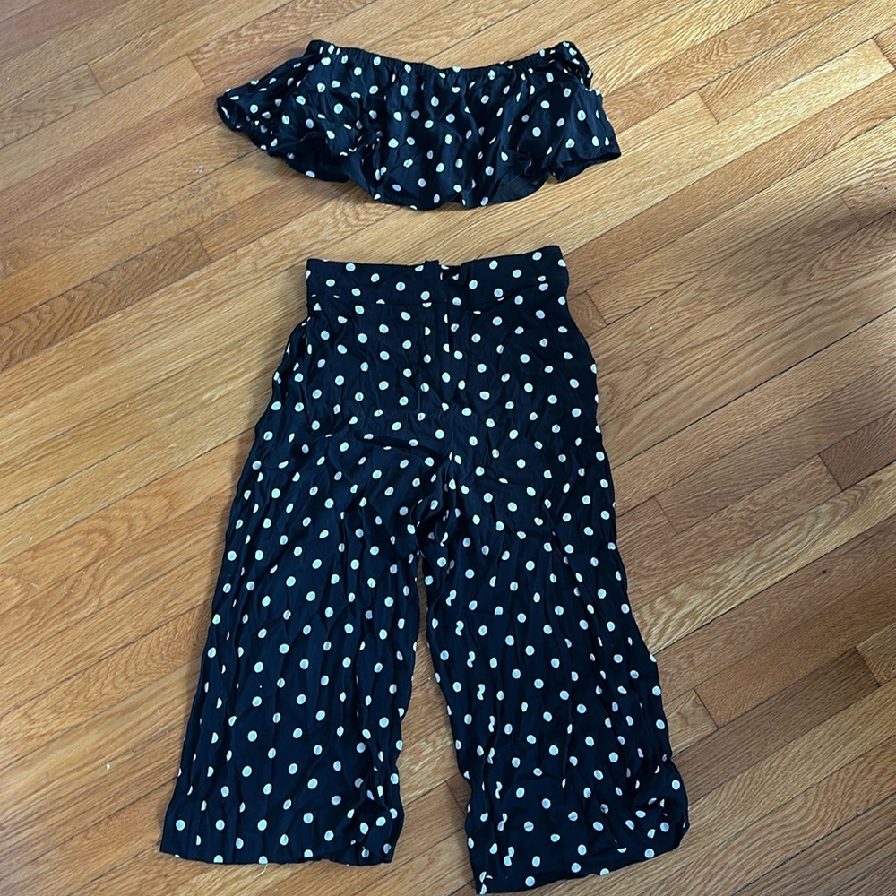 House of Harlow Polka Dot Set